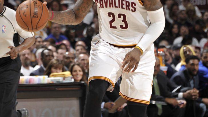 The Cleveland Cavaliers Playoff Kicks On Court