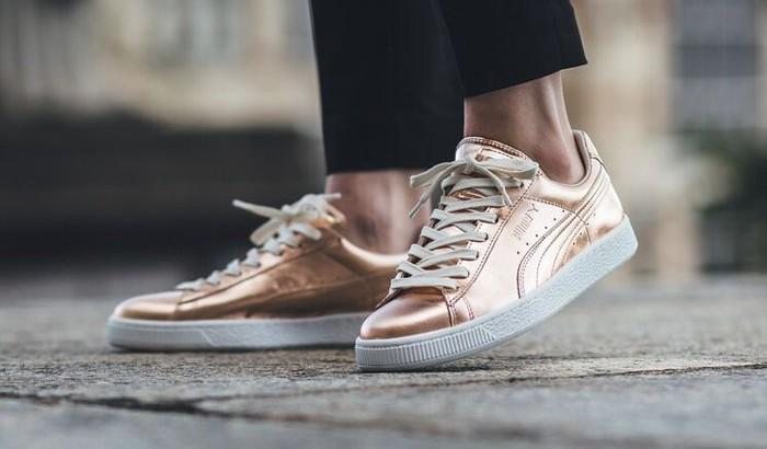 PUMA Basket Creeper “Metallic Gold”