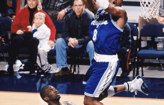 Classic Photo: Kobe Bryant Takes Flight in Air Jordan 12 French Blue