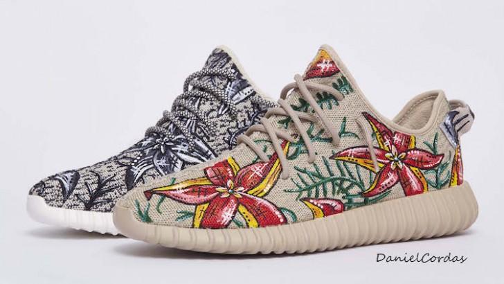 adidas Yeezy Boost 350 “Mismatch” by Daniel Cordas // Sneaker Art