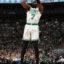 Jaylen Brown in the Nike Zoom Kobe 5 “7uice ACES”